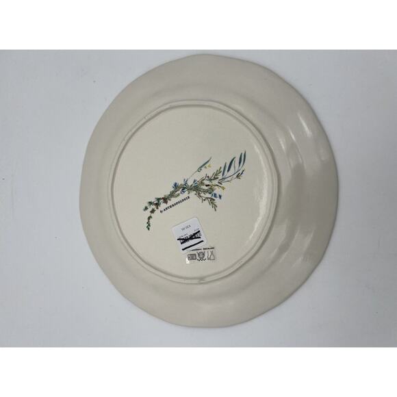 Anthropologie Printemps Dinner Plates Stoneware Spring Flowers Floral Set of 4 - Picture 6 of 6